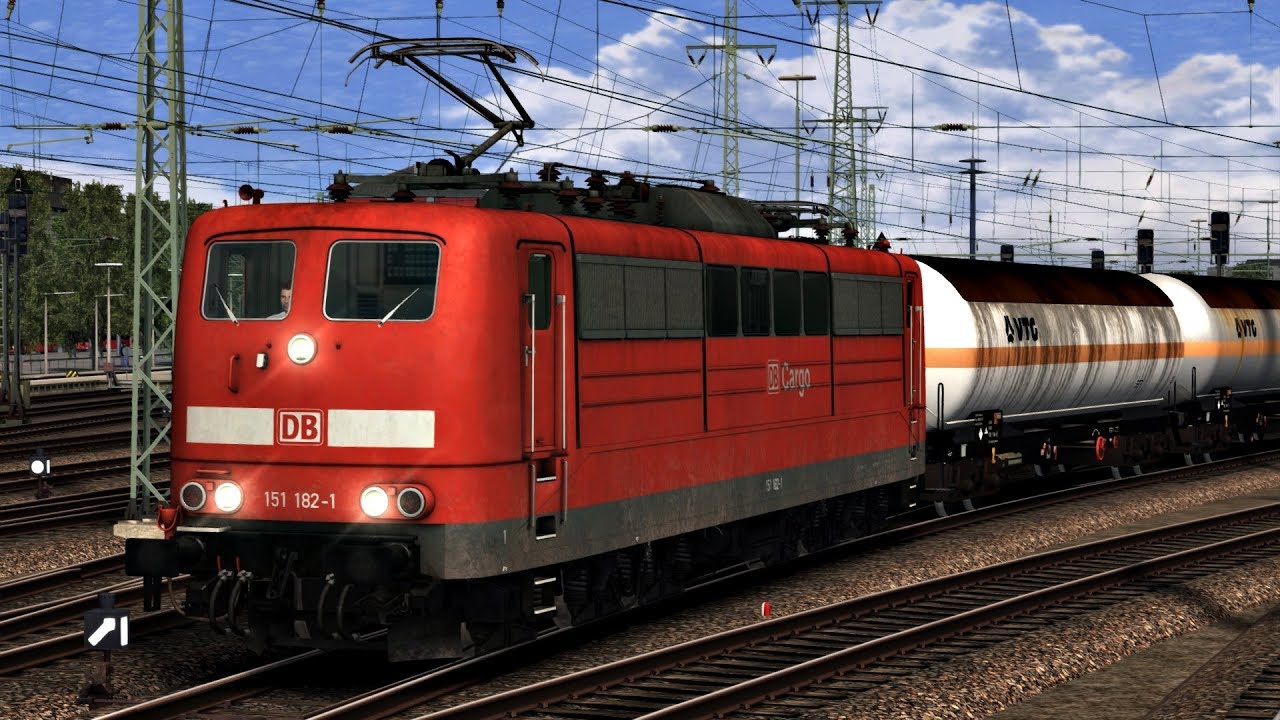 Let's Play Train Simulator 2017 Mit der BR 151 nach Singen
