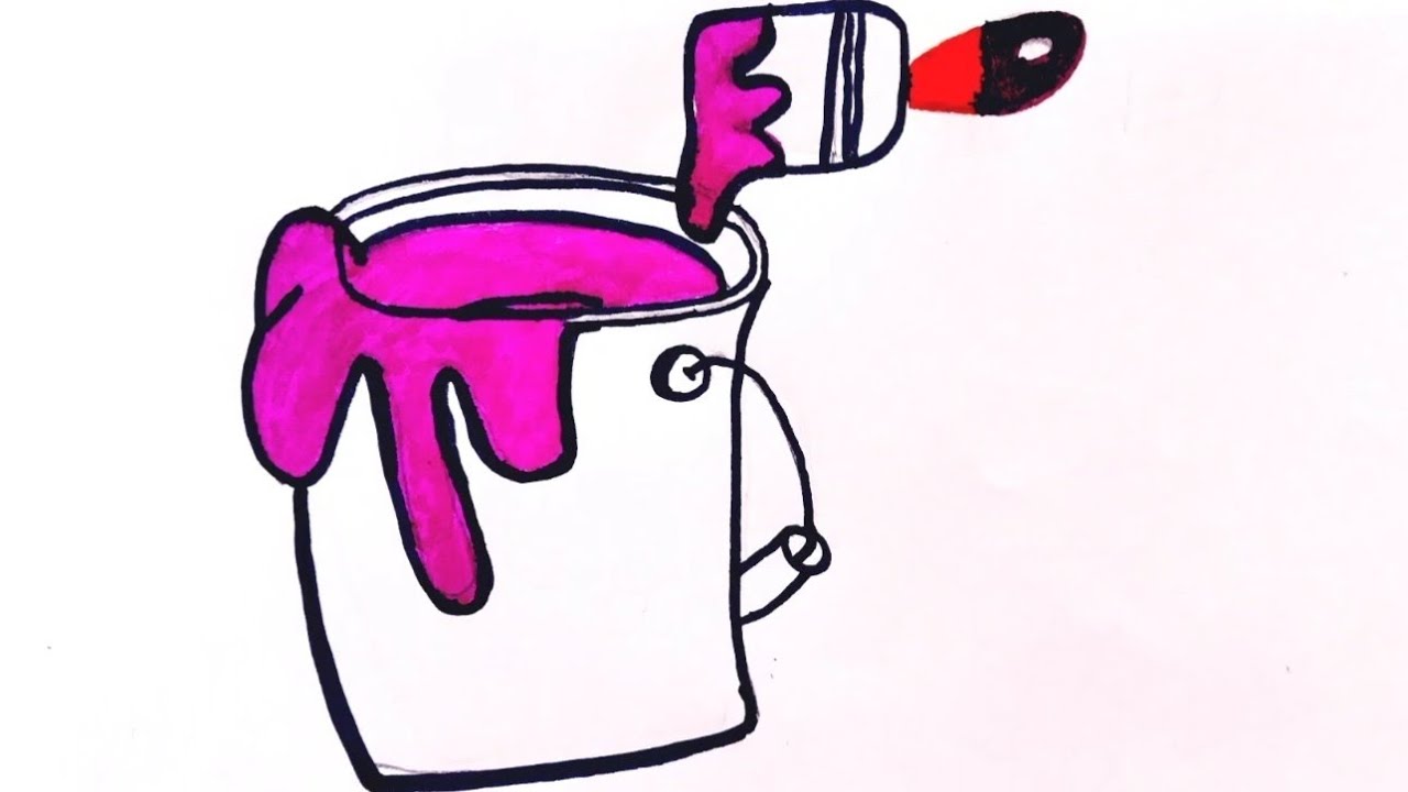   🟣 Purple Colour drawing | Easy & Beautiful Art 