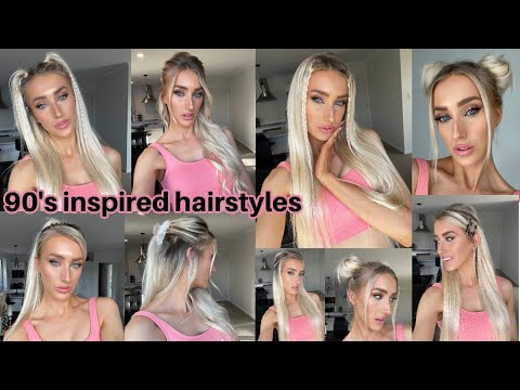 video about 220g Platinum Blonde 60# Clip In Hair Extensions 22