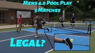 MENS 4.0 Pool Play - 5 Matches - ECPA's Paramount Pickleball Tournament