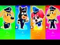 Sheriff Labrador vs Police Officer vs Sheriff Papillon Sheriff Labrador vs Police Officer vs Sheriff Papillon