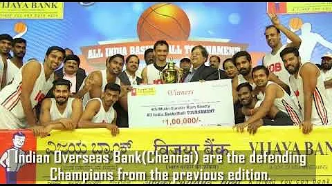 5th Mulki Sunder Ram Shetty All India Basketball Tournament hosted by Vijaya Bank
