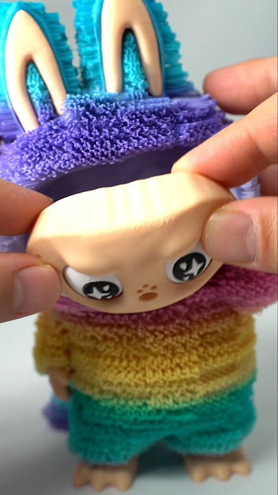 I 3D printed Rainbow Labubu Labubu 3D printing