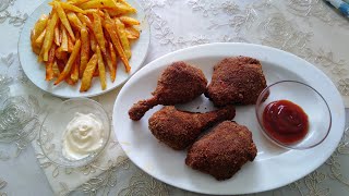 kfc chicken recipe دجاج كنتاكي على طريقة مطاعم