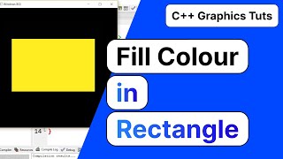 Fill Color in Rectangle Using C++ | Graphics in C++