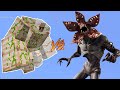 Giant Iron Golem PE Vs. Demogorgon in Minecraft