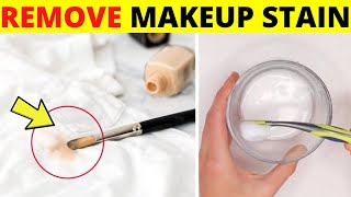How to Get Makeup Stains Out Of Clothes | The Simplest Way