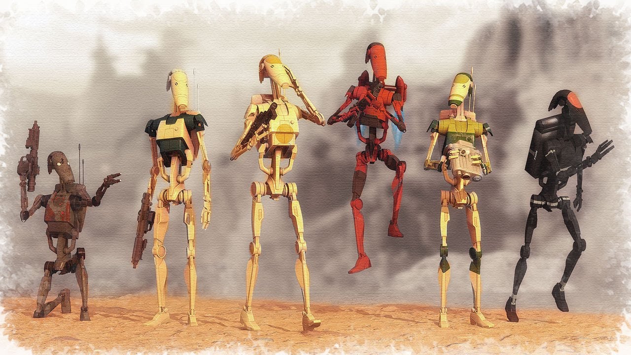pictures of battle droids