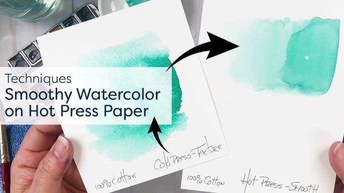 Baohong Watercolor Paper - Rough vs Cold Press 