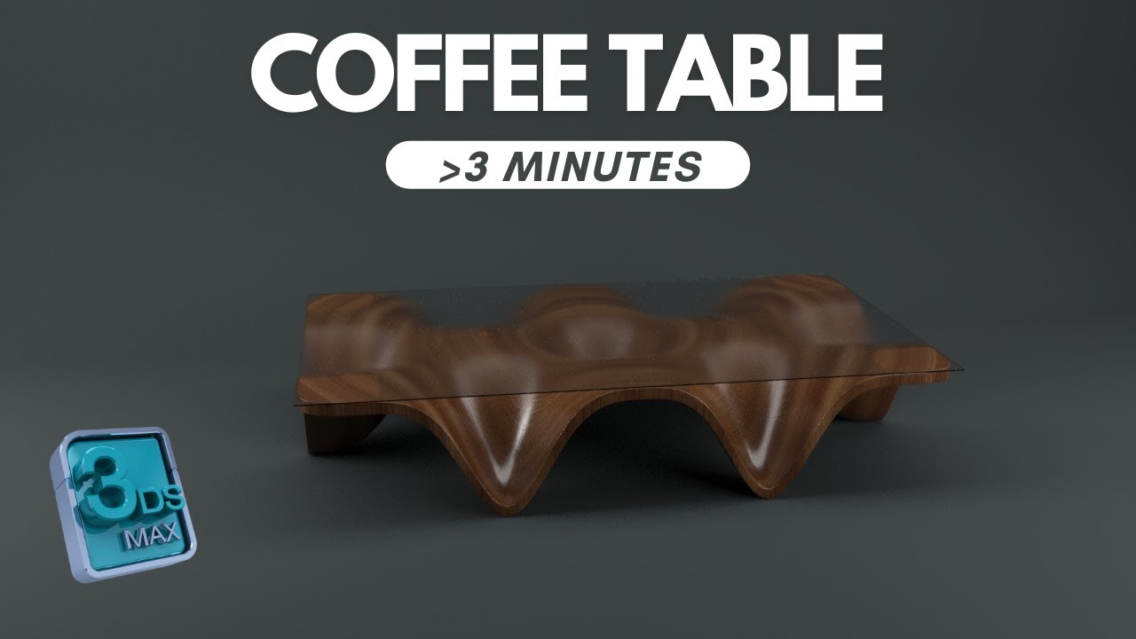 Coffee table modeling in 3ds max | interior design | 3ds max tips and ...