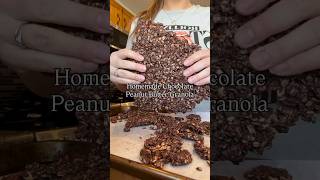 Chocolate Peanut Butter Granola🥜🍫 #homemade #recipe #easyrecipe #scratchmade #granola #breakfast