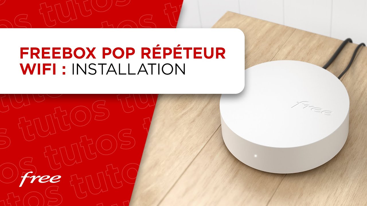 Freebox REPETEUR Free WIFI POP FREEBOX vendu sans Alimentation 