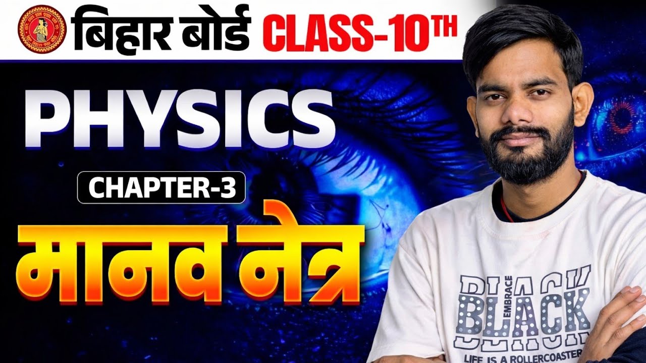 Bihar Board Class 10 Physics Chapter 3 | मानव नेत्र (Human Eye) | VVI Objective Questions