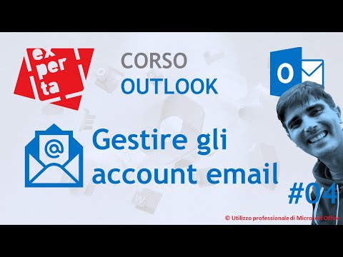 CORSO BASE OUTLOOK: 04 La Posta Elettronica: gestire gli account email ?