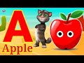 A for apple | अ  अनार | abcd | Phonics song for nursery