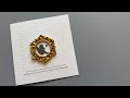 Fancy frame for a tiny die cut
