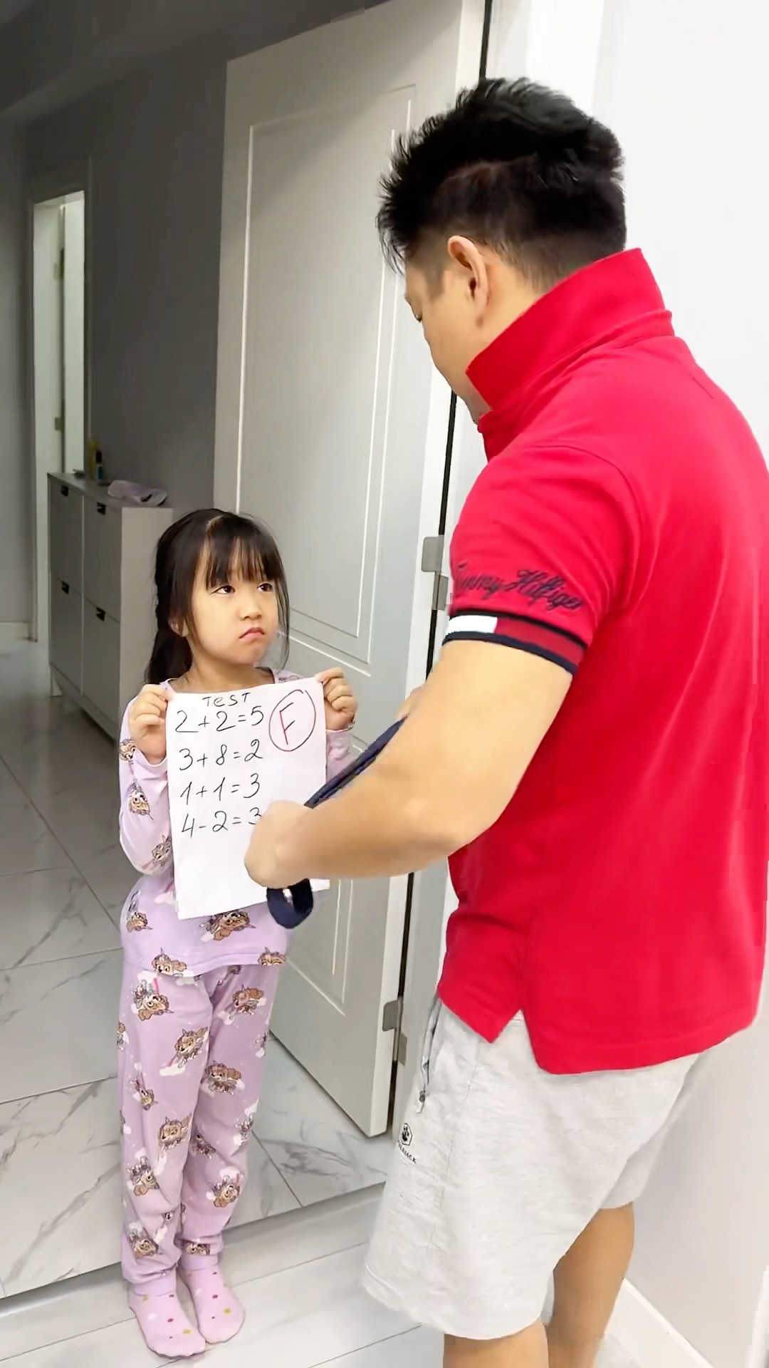 Evil dad got what he deserved ?? LeoNata family #shorts