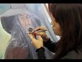 Gandalf Airbrush Painting