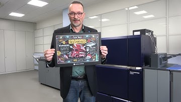 Printing in white with the AccurioPress C12010S: The Process