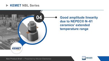 KEMET Electronics NBL Langevin Bolt-On Piezoelectric Transducers — New Product Brief | Mouser