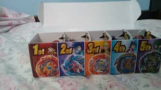 BEYBLADE BURST DB B - 199 UNBOXING + BATTLE AND TOURNAMENT PRIZE BEY REVIEW