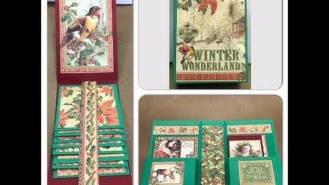 DIY Book Box With Cascading Mini Album Gift Idea