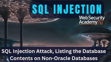 SQL Injection Attack - Listing the Database Contents on Non-Oracle Database