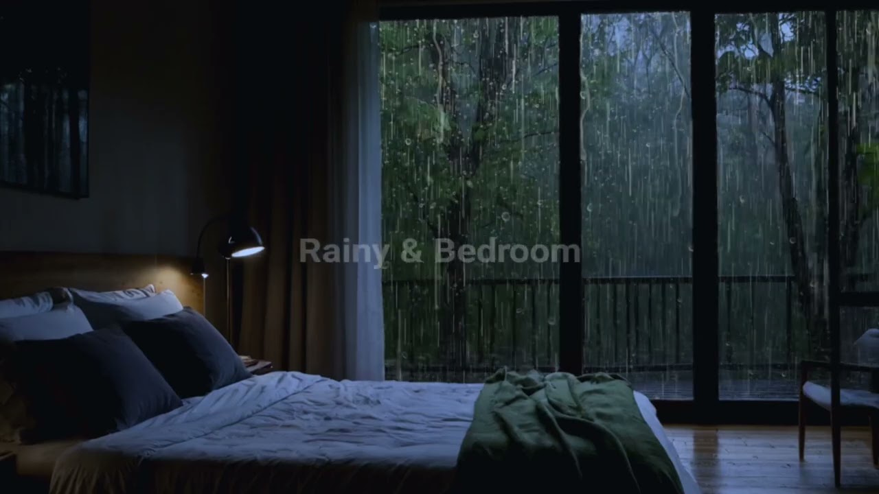 Холодный дождь снаружи, безопасно и тепло внутри 🌧️ Идеальная ночь для погружения в страну грез 10