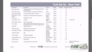 AHP Tutorial   Task List Reports