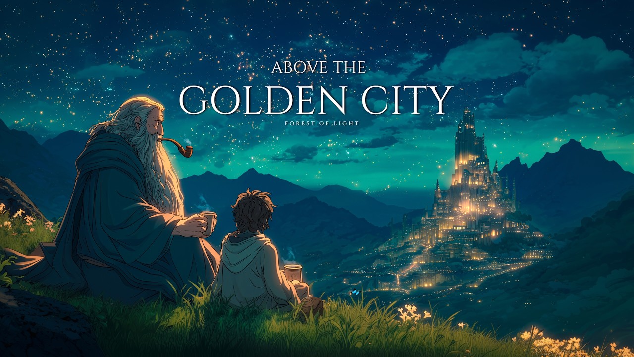 Soft Medieval Fantasy Music for Peace & Relaxation | Above The Golden City
