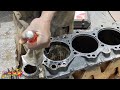 Old piston sleeves removal