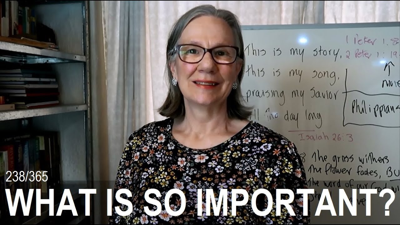 Day 238/365 Never has the need for a week review been as important, to me, than this one!