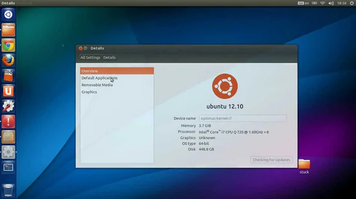 Αναβάθμιση από Ubuntu 12.10 σε 13.04