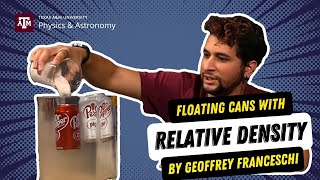 Sink or Float Soda Cans with Relative Density