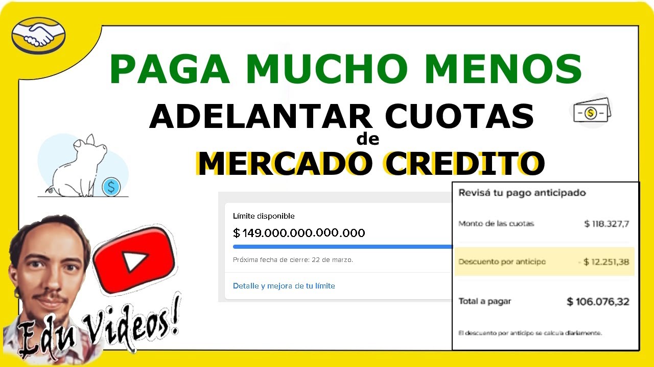 🟡Mercado Libre, Adelantar pago de Mercado Crédito (Prestamos)
