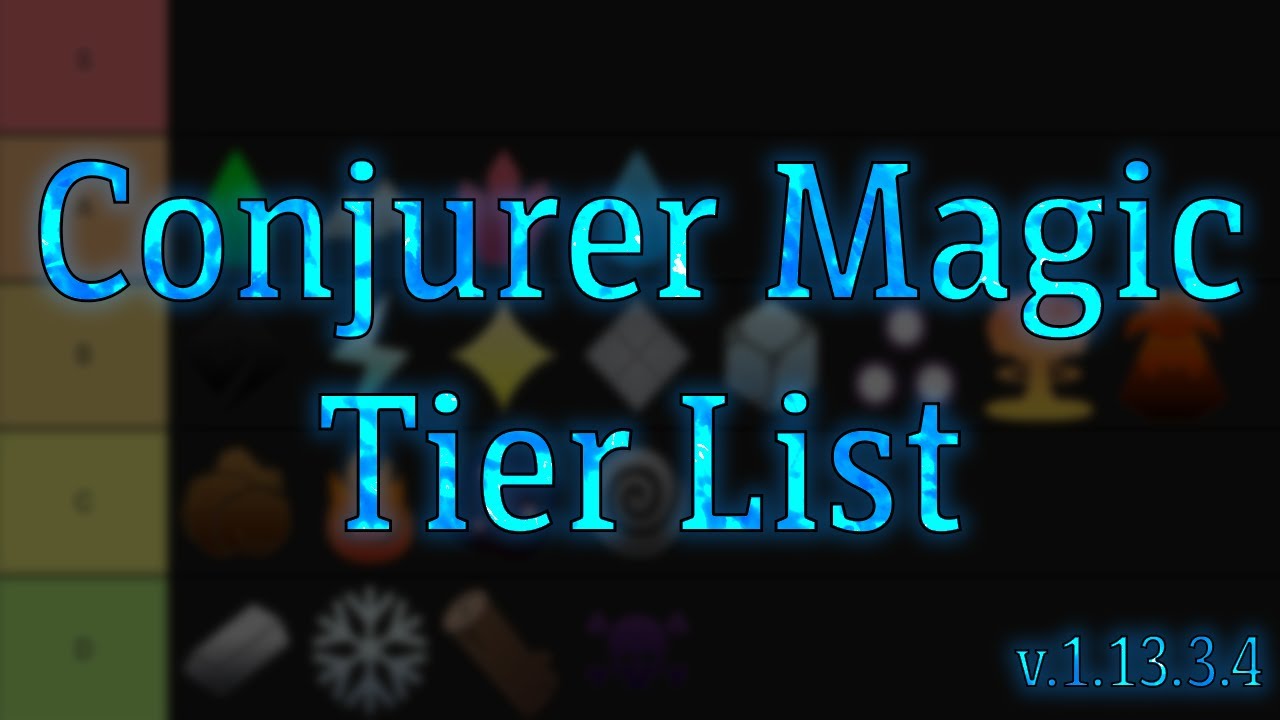 Conjurer Magic Tier List LIVE - Arcane Odyssey 