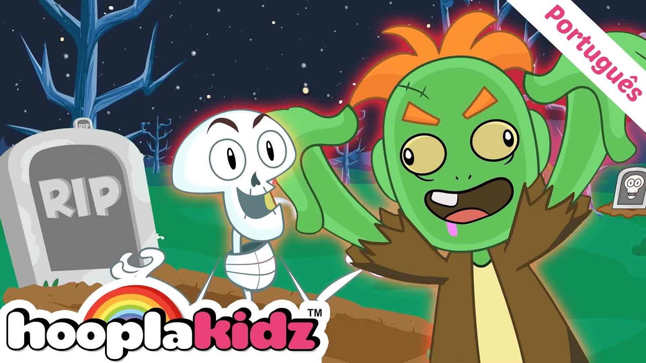 ⁣HooplaKidz Brasil | Canção Boo Boo 🎃 🕷️ Melhores músicas de Halloween | Músicas Infantis