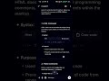 What is comments in programming #python #coding #html #java #c