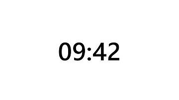 Timer for 9 minutes and 42 seconds