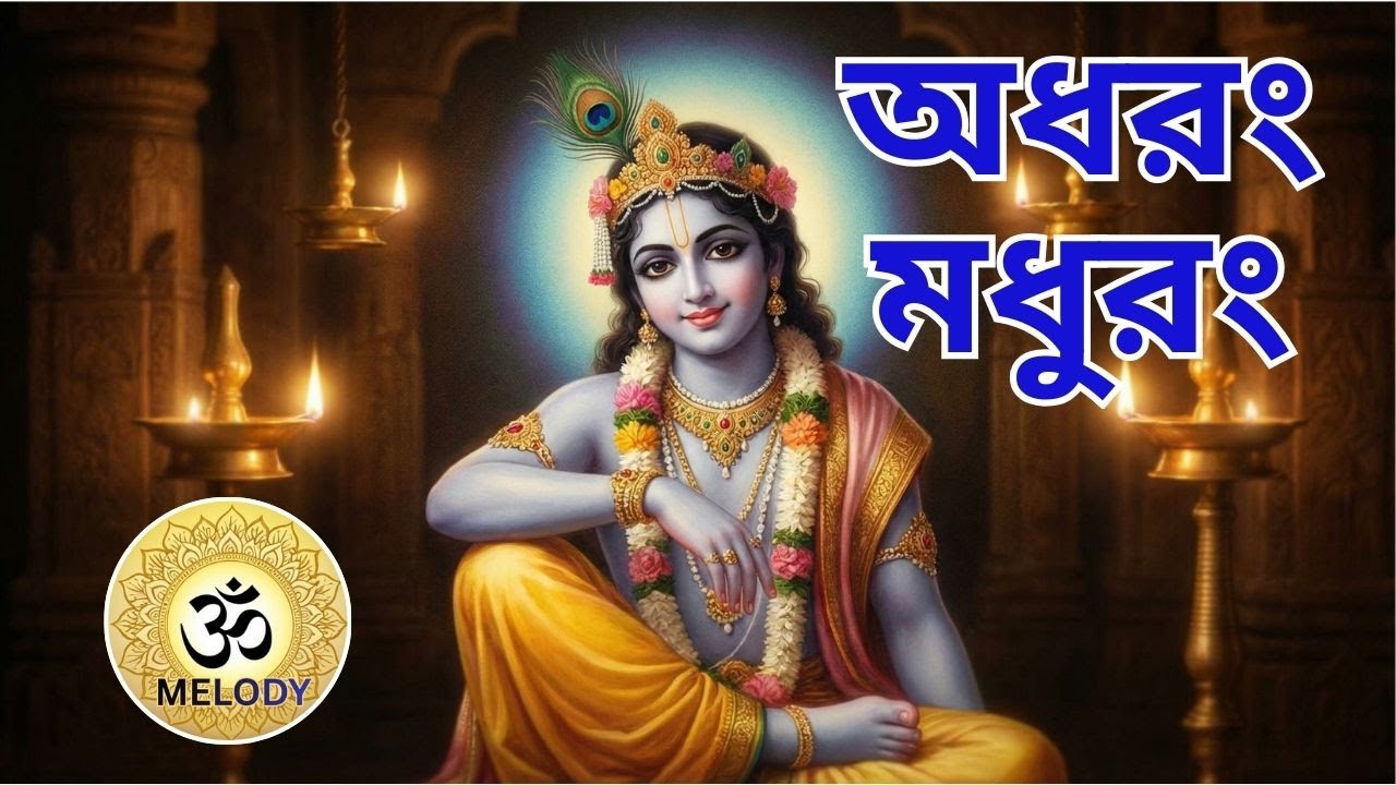 অধরং মধুরং | Madhurashtakam | Krishna Devotional Bhajan | Heart Touching Bhajan | Om Melody