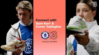 That Chelsea style! | Hydro dipping with Conor Gallagher, Sam Kerr & Harry Pinero | Three Connect screenshot 3