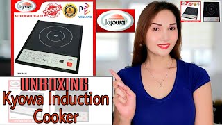 UNBOXING KYOWA INDUCTION COOKER HOW TO USE INDUCTION COOKER