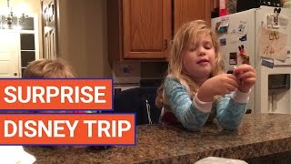 Amazing Parents Surprise Kids With Disney Vacation Video 2017 | Daily Heart Beat