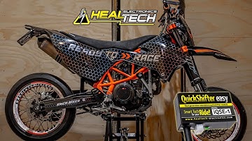 KTM 690 SMC-R Healtech Quickshifter supermoto install