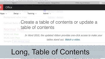 Creating Accessible PDFs