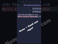 Convertendo nomes em emails com base em regex #regex #strings #replace #vscode