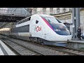 TGV InOui, TGV OuiGo/Atlantique, TER et Trains de fret SNCF/Naviland en gare de Bordeaux St Jean