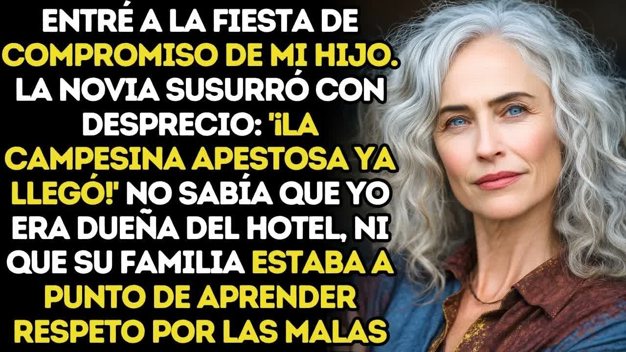 Se Burlaron De Mí En El Compromiso De Mi Hijo — Entonces Revelé Que Soy Dueña Del Hotel Donde…