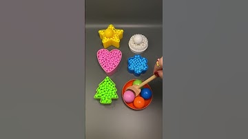 Colorful Beads Colorful Balls ⭐️⚪️🩷🔵🌲 Color Sorting #marblerunbb #colorsorting #satisfying #asmr