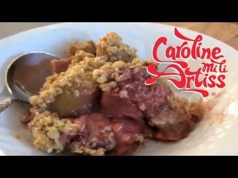 How to make a Strawberry and Rhubarb Crumble